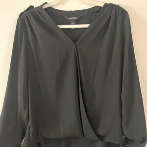 White House | Back Market Wrap Blouse, Size 10